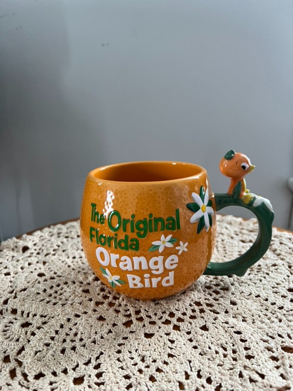 Disney Orange Bird Mug The Original Florida Orange Bird 19 Oz Stoneware